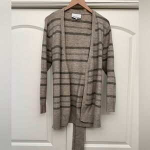 Women's open front duster cardigan sweater